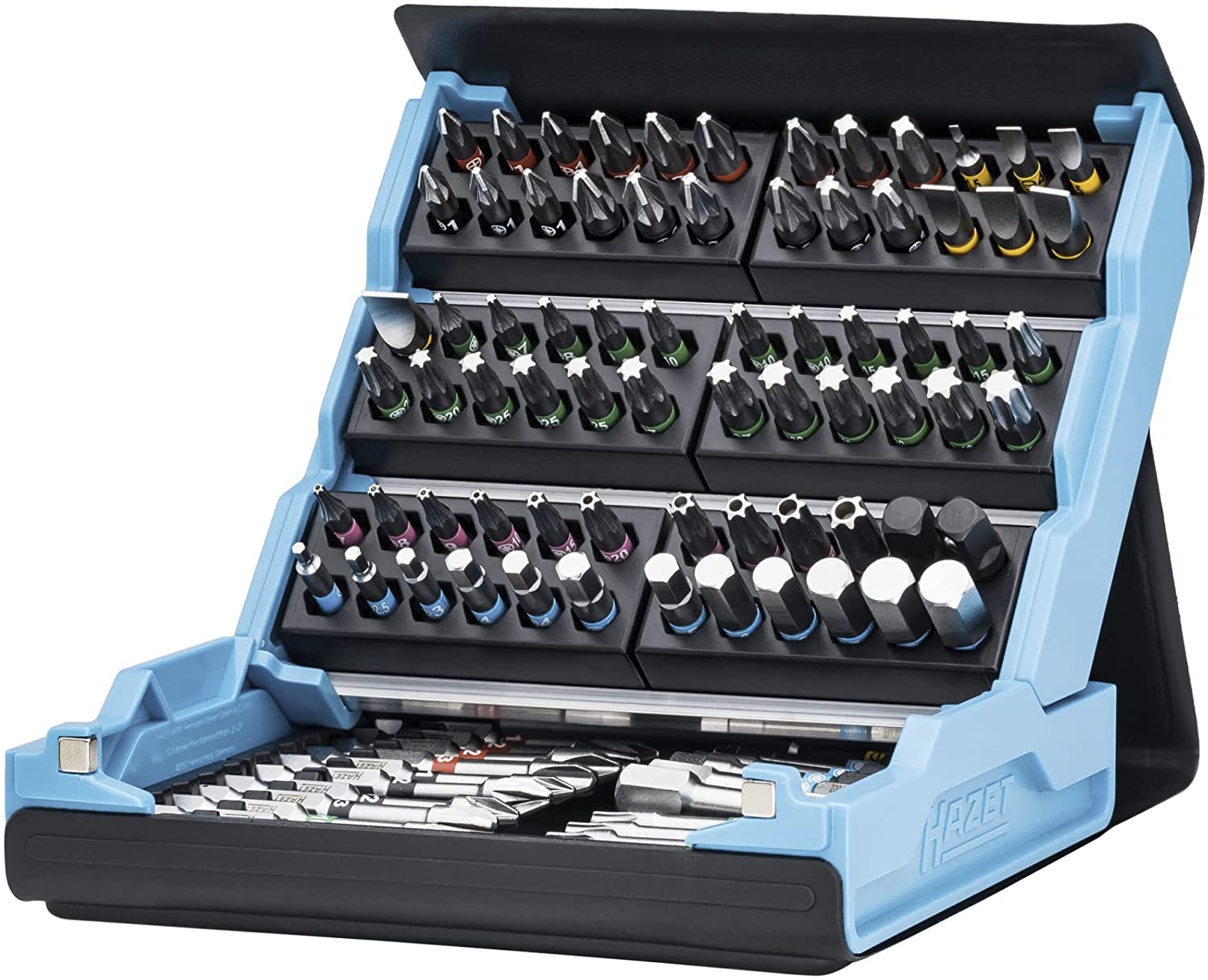 Hazet SmartCase bit set 2200SC-3, 96 pieces (black/blue, 1/4 )