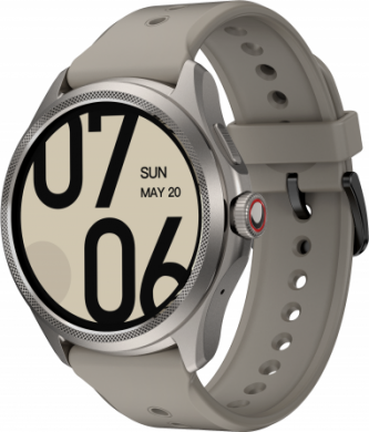 Mobvoi Ticwatch Pro 5 Sandstone Standard Edition Smart Watch, Beige Viedais pulkstenis, smartwatch