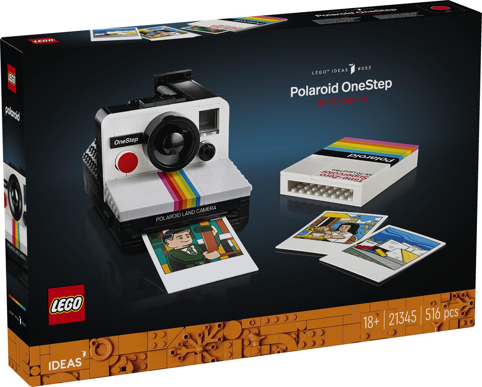 LEGO Ideas 21345 Polaroid Onestep Sx-70 LEGO konstruktors