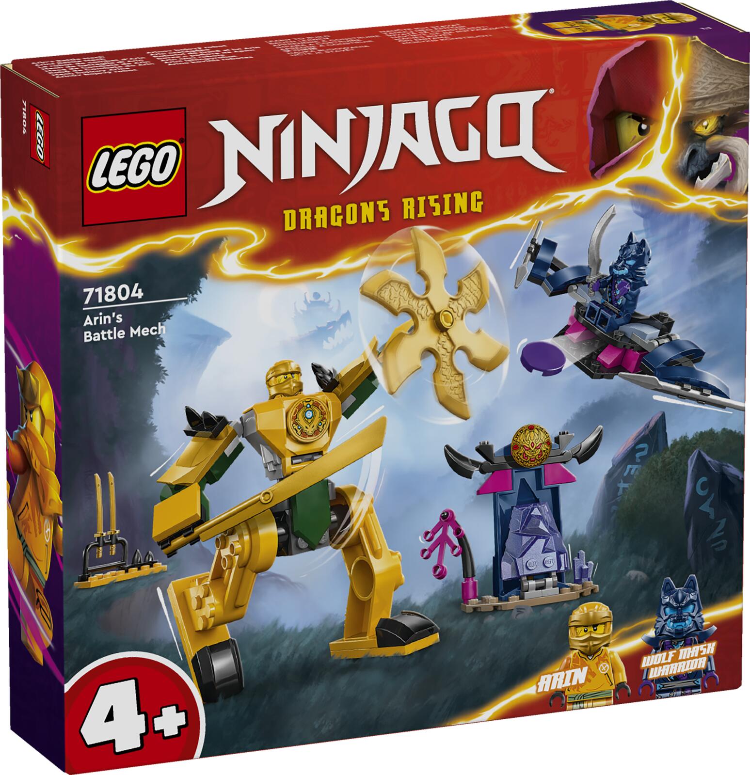 LEGO Registered  NINJAGO 71804 Arins Battle Mech 71804 (5702017565545) LEGO konstruktors