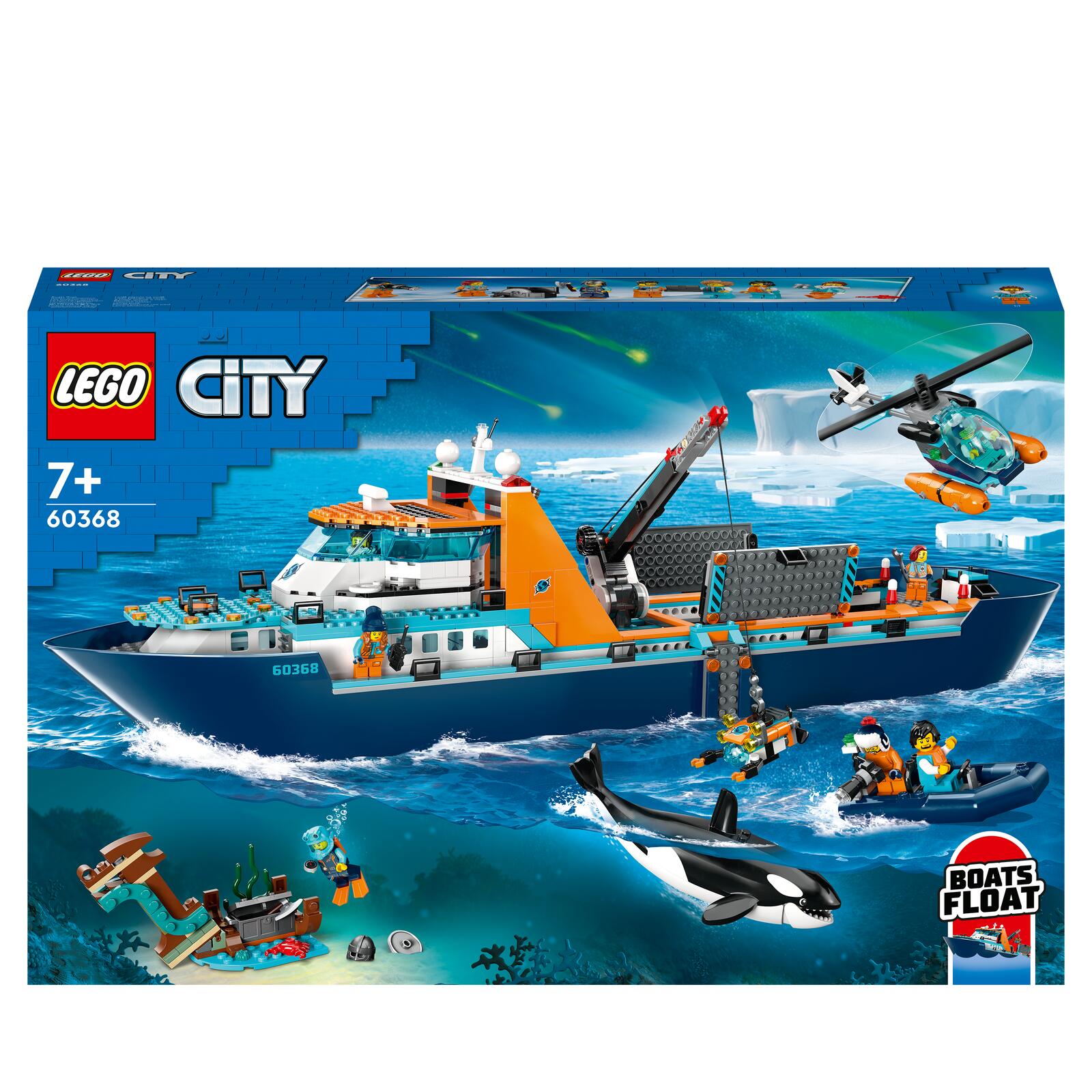 LEGO Registered  City Arktis-Forschungsschiff 60368 60368 (5702017416281) LEGO konstruktors