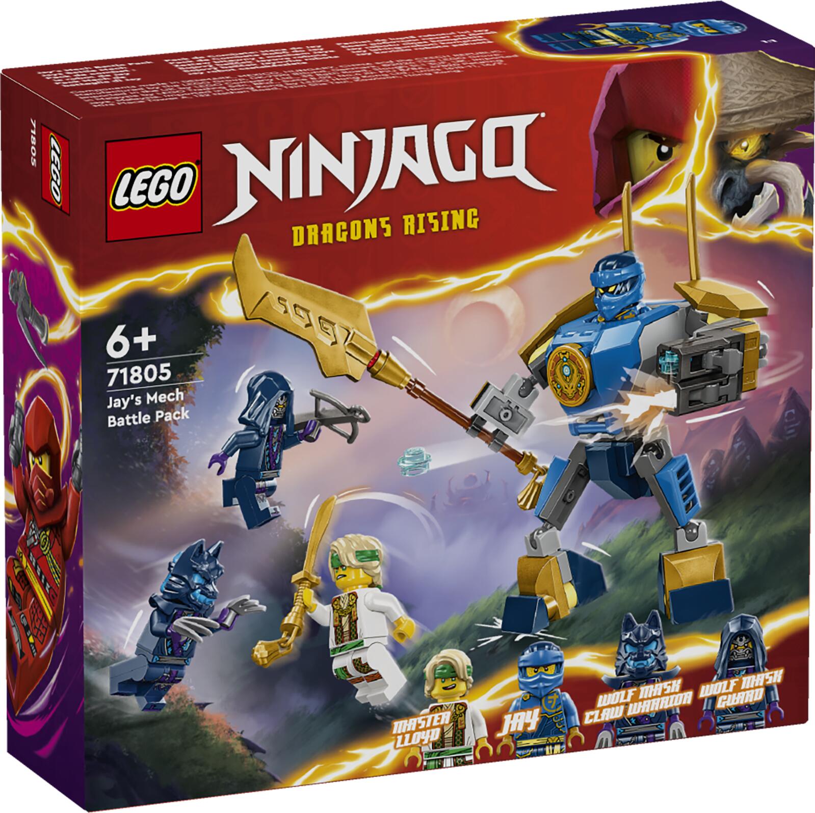 LEGO Registered  NINJAGO 71805 Jays Battle Mech 71805 (5702017565552) LEGO konstruktors