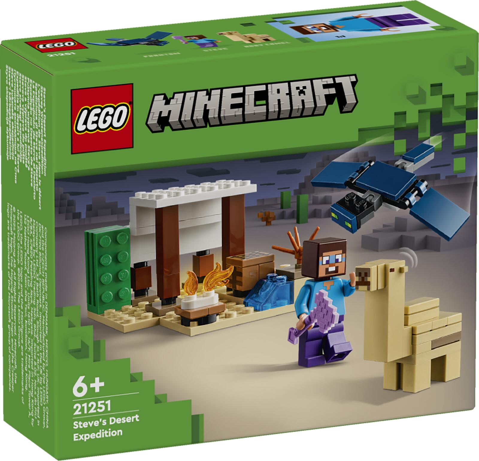 LEGO Registered  Minecraft Trademark  21251 Steves Wustenexpedition 21251 (5702017583273) LEGO konstruktors