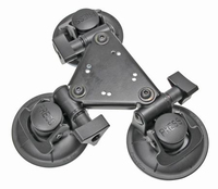 Brodit Suction Cup Mount Triple   Suction Cup Mount with  7320282156756