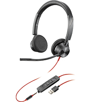 Poly Blackwire 3325 headset Head   band MS-vers. USB-A Stereo  5704174539094 austiņas