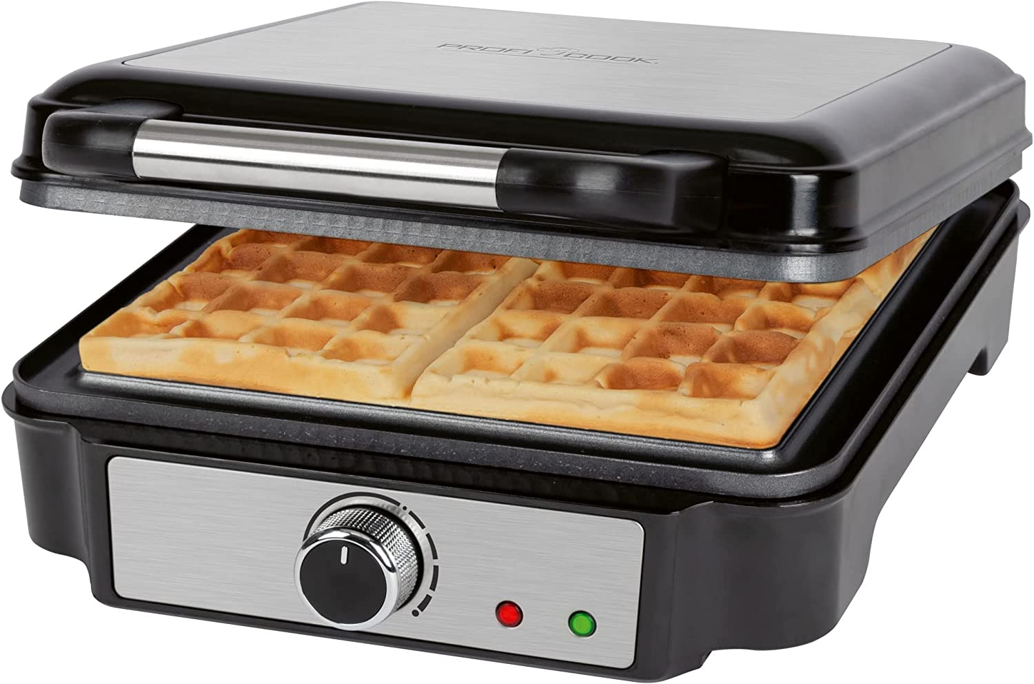 ProfiCook waffle maker PC-WA 1241, waffle maker (black/stainless steel) 501241 (4006160124101) vafeļu panna