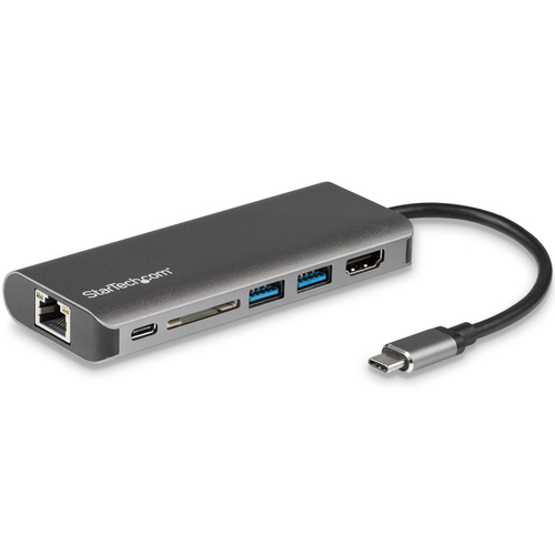 StarTech.com USB-C Multiport Adapter - SD Kartenleser - Power Delivery - 4K H... USB kabelis