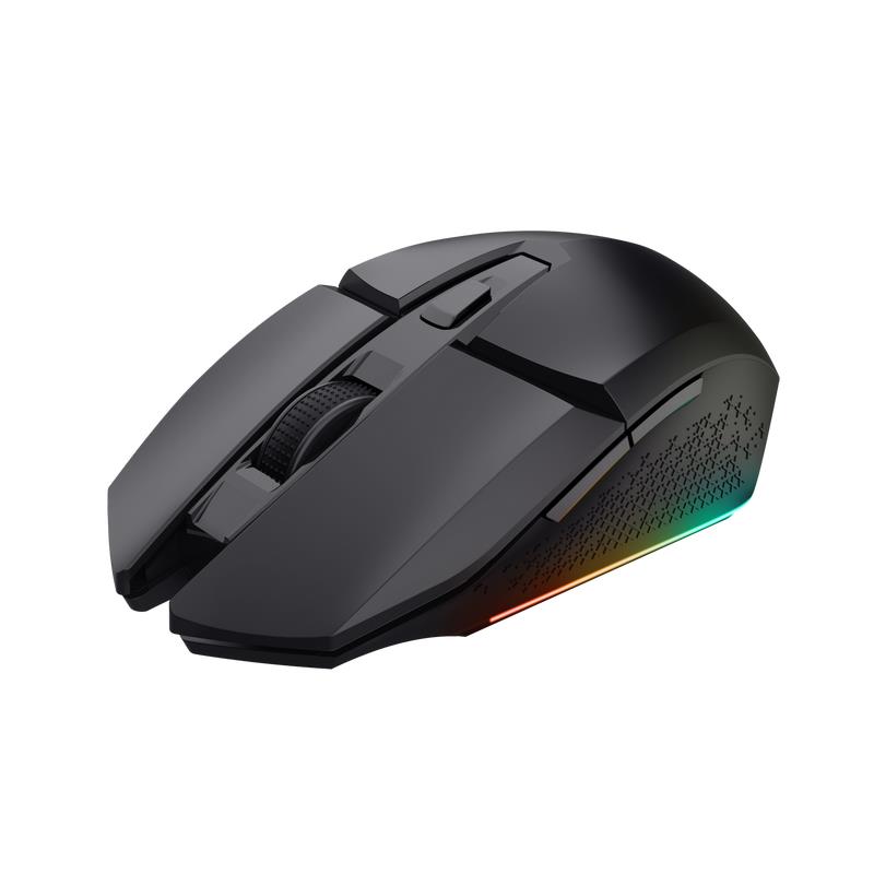 Mysz TRUST GXT110 FELOX WIRELESS MOUSE BLACK (25037) Datora pele