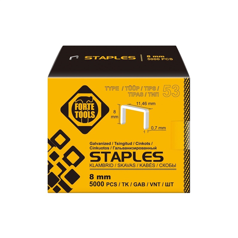 STAPLES 53 TYPE 8MM 5000PCS 315430002570