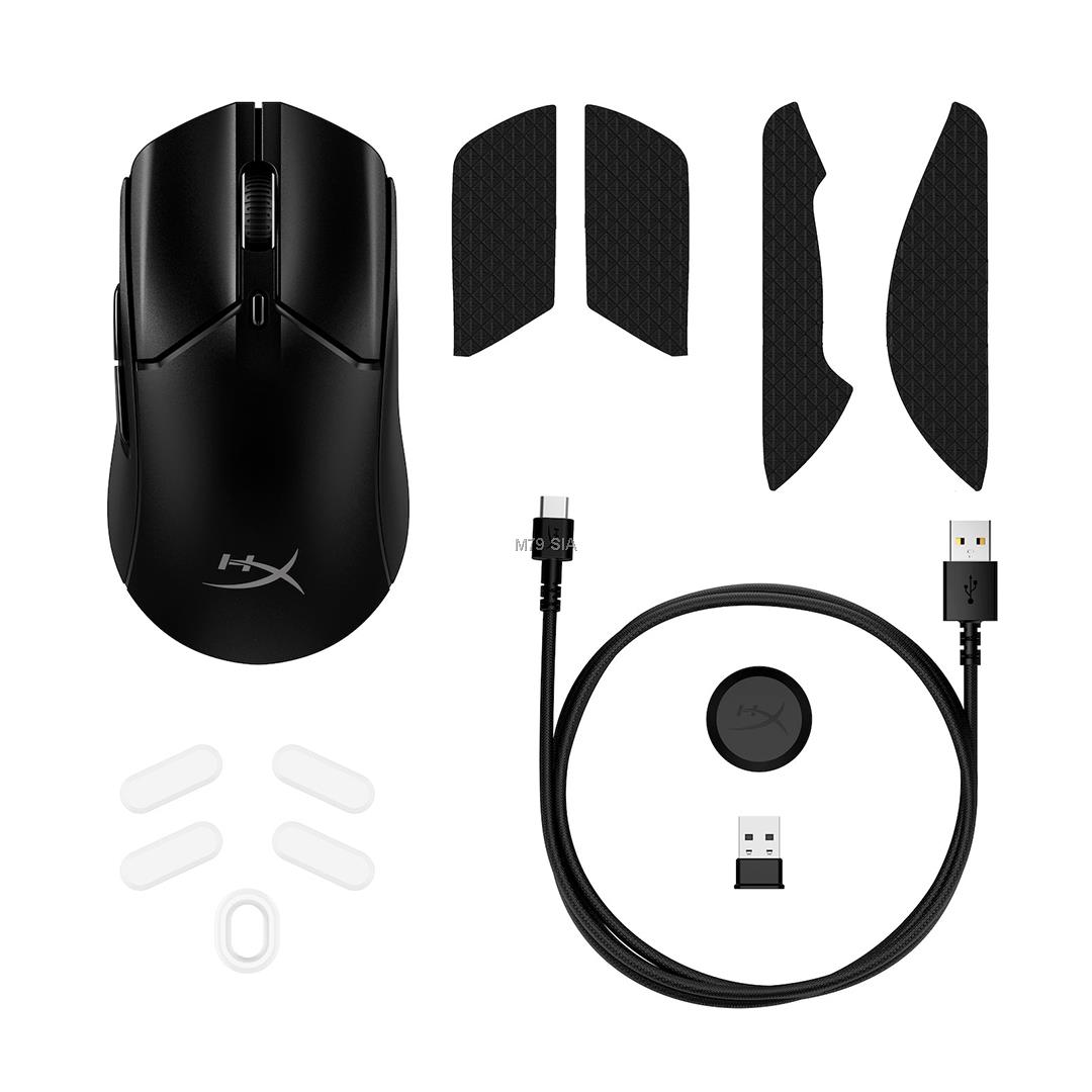 HyperX Pulsefire Haste 2.0 Wireless Black Datora pele