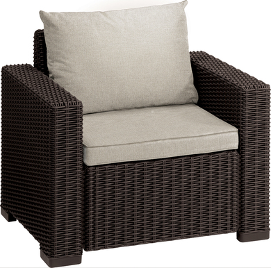 Keter CALIFORNIA CHAIR (2x) Brown Dārza mēbeles