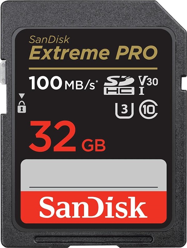 SANDISK EXTREME PRO 32GB MICROSDHC 619659188689 TV stiprinājums