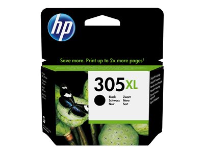 HP 305XL High Yield Black Original Ink kārtridžs