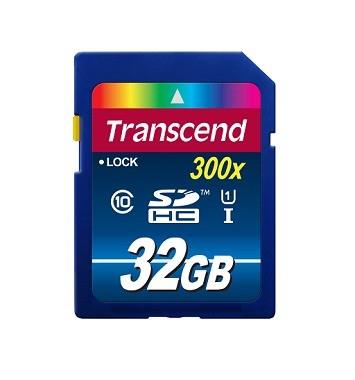 TRANSCEND SDHC 32GB CL  10 90/20 MB/s UHS-I x30 atmiņas karte