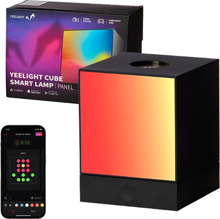 Yeelight Cube Smart Lamp Panel Starter Kit apgaismes ķermenis