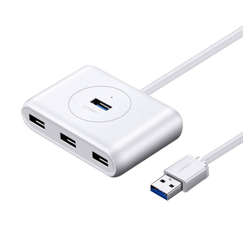 UGREEN USB 3.0 HUB 4in1 0.5m (white) 20282 (6957303822829)