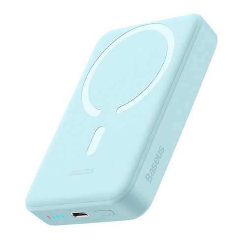 Baseus Magnetic Mini 10000 mAh Wireless charging Blue 6932172627980 Powerbank, mobilā uzlādes iekārta