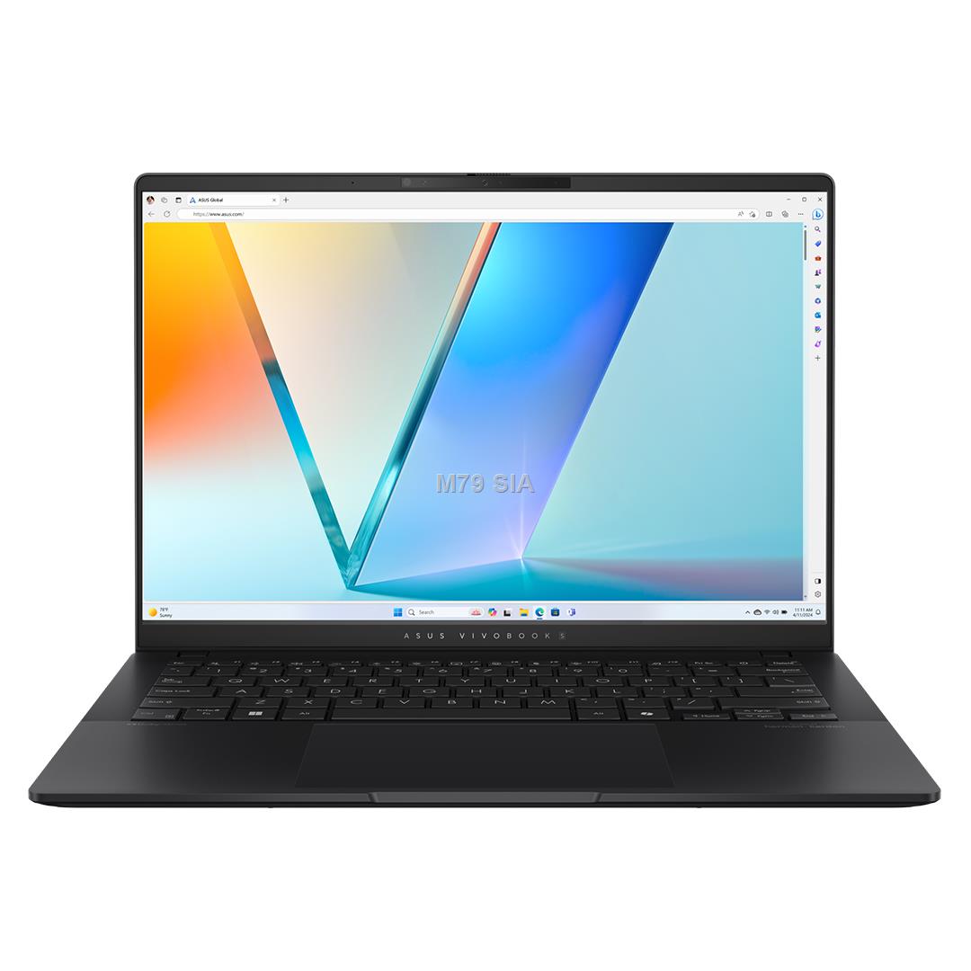 Asus Vivobook S 14 OLED, 14'', 120 Hz, 3K, OLED, Ryzen 9 AI, 24 GB, 1 TB, melna - Portativais dators Vivobook S 14 OLED M5406WA-PP061W (4711 datoru skaļruņi