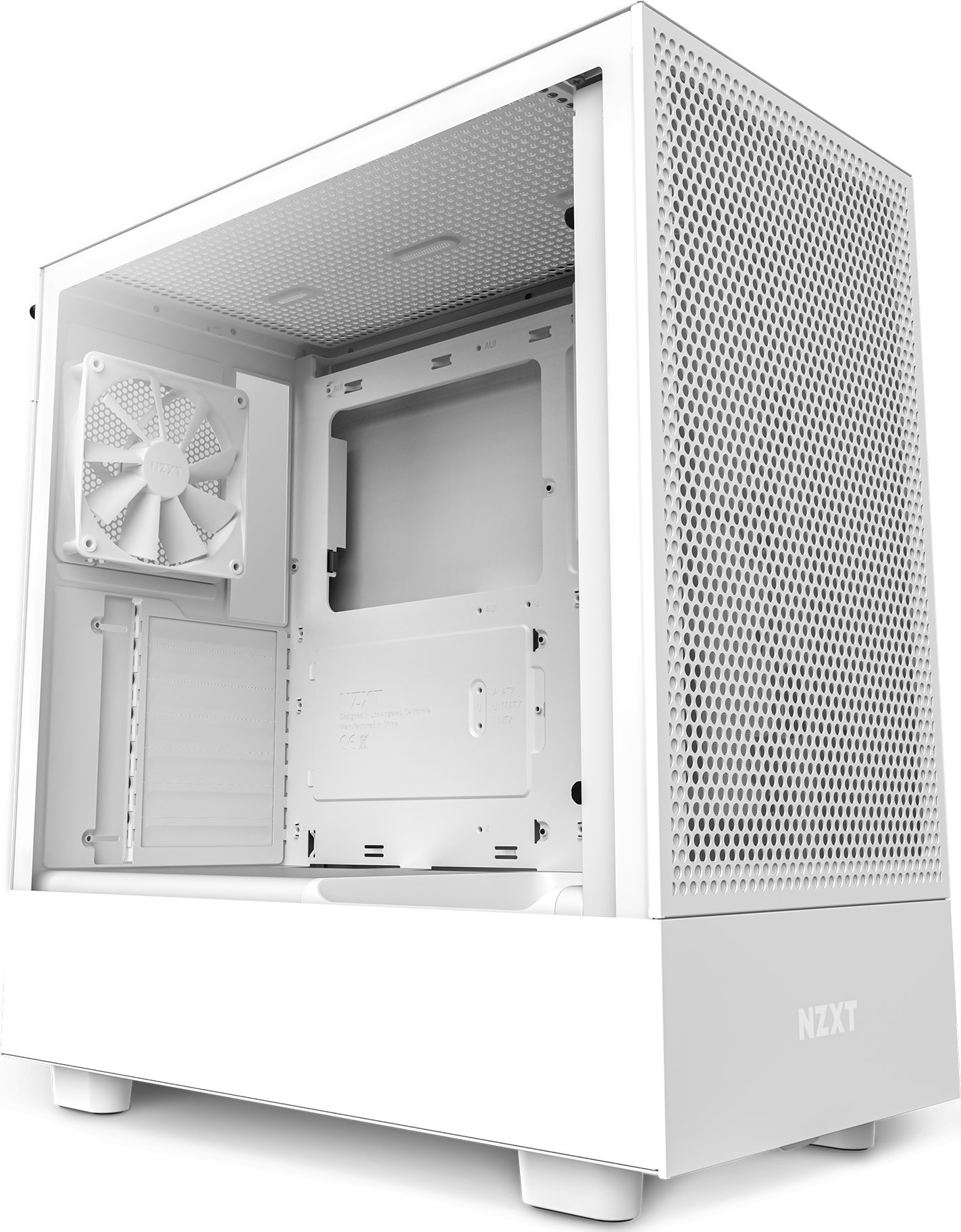 NZXT H5 FLOW Tempered Glass, matte white Datora korpuss