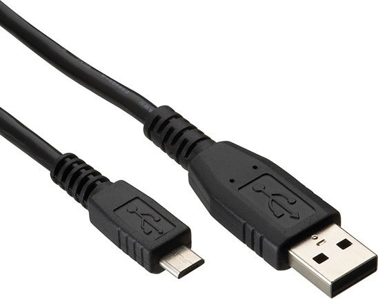 Kabel USB Kabel USB (2.0), USB A M - USB micro B M, 0.6m, Logo, blistr 10158093 (8590274449404) USB kabelis
