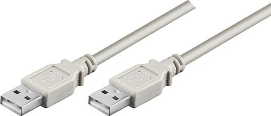 Kabel USB Neutralle USB-A - USB-A 1.8 m Szary 10158119 (8590274778528) USB kabelis