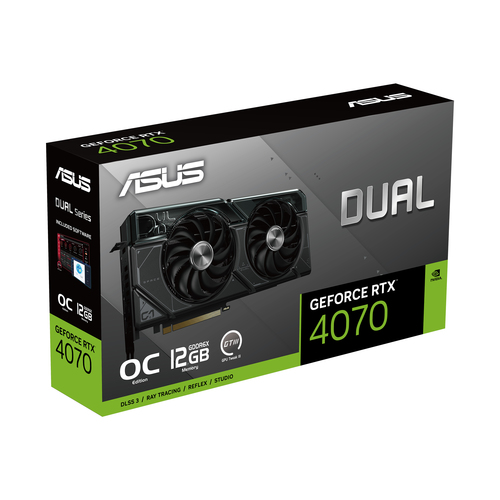 ASUS Dual GeForce RTX 4070 OC 12GB DLSS 3 graphics card video karte