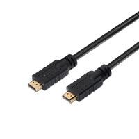 Aisens HDMI CABLE(A)M TO HDMI(A)M WITH REPEATER 30M 30M/male-TO-MALE high-SPEED/HIGH/REPEATER/BLACK A120-0376 (A120-0376) 8436574704006