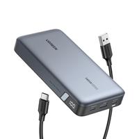 UGREEN 25000 mAh Powerbank 145W Two-way Fast Charging Powerbank, mobilā uzlādes iekārta