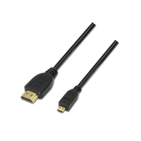 AISENS A119-0117 HDMI-Kabel 1,8 m HDMI Typ A (Standard) HDMI Typ D (Mikrofon) Schwarz (A119-0117) 8436574701166