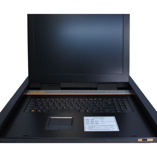 Inter-Tech 48.3cm KVM Konsole 1708 LED (17") schwarz