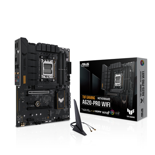 ASUS TUF GAMING A620-PRO WIFI AM5 ATX MB pamatplate, mātesplate