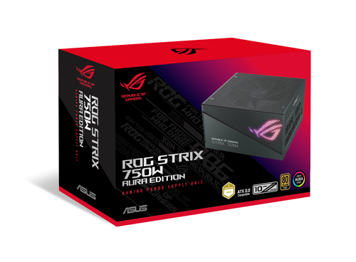 PSU ASUS ROG STRIX 750W Gold Aura Edition Barošanas bloks, PSU