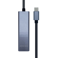AISENS A109-0396 Schnittstellen-Hub USB 3.2 Gen 1 (3.1 Gen 1) Type-C Grau (A109-0396) 8436574704129 USB centrmezgli
