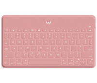 Logitech Keys-To-Go - Tastatur - Bluetooth - QWERTY - Pan-Nordic - Blush Pink - für Apple iPad/iPhone/TV 5099206094222 biroja tehnikas aksesuāri