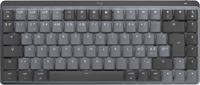 LOGITECH MX Mechanical Mini for Mac Minimalist Wireless Illuminated Keyboard  - SPACE GREY - PAN - 2.4GHZ/BT - EMEA-914 - TACTILE klaviatūra