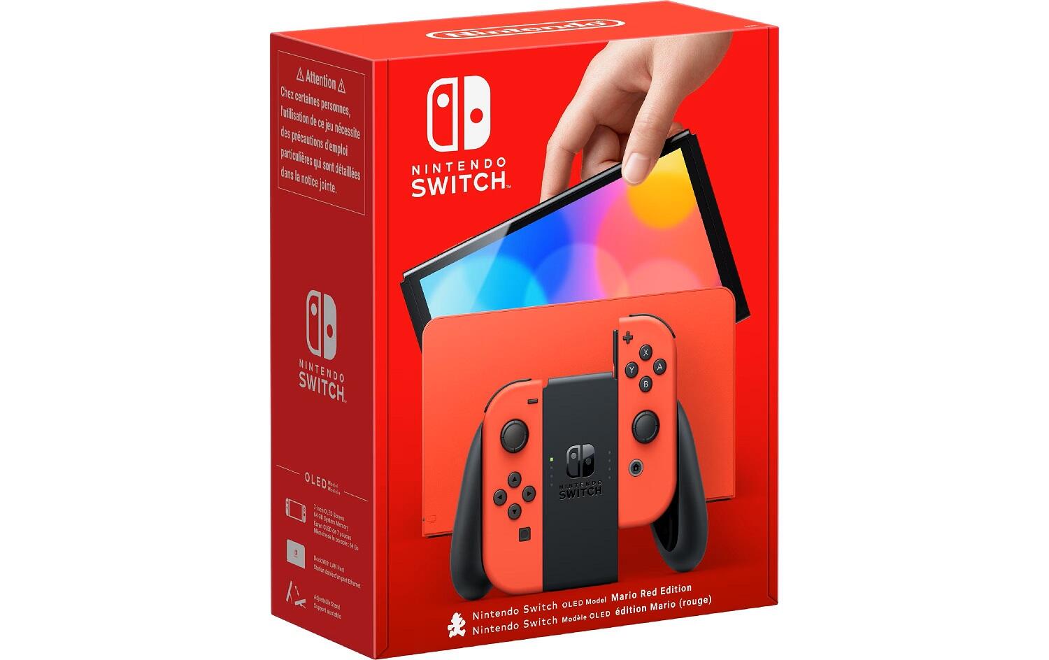 Nintendo Switch (OLED-Model) Mario Edition red spēļu konsole