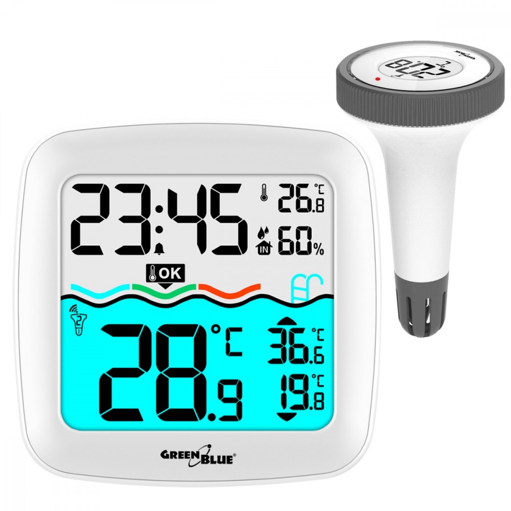 GreenBlue Wireless pool temperature sensor GB216 barometrs, termometrs