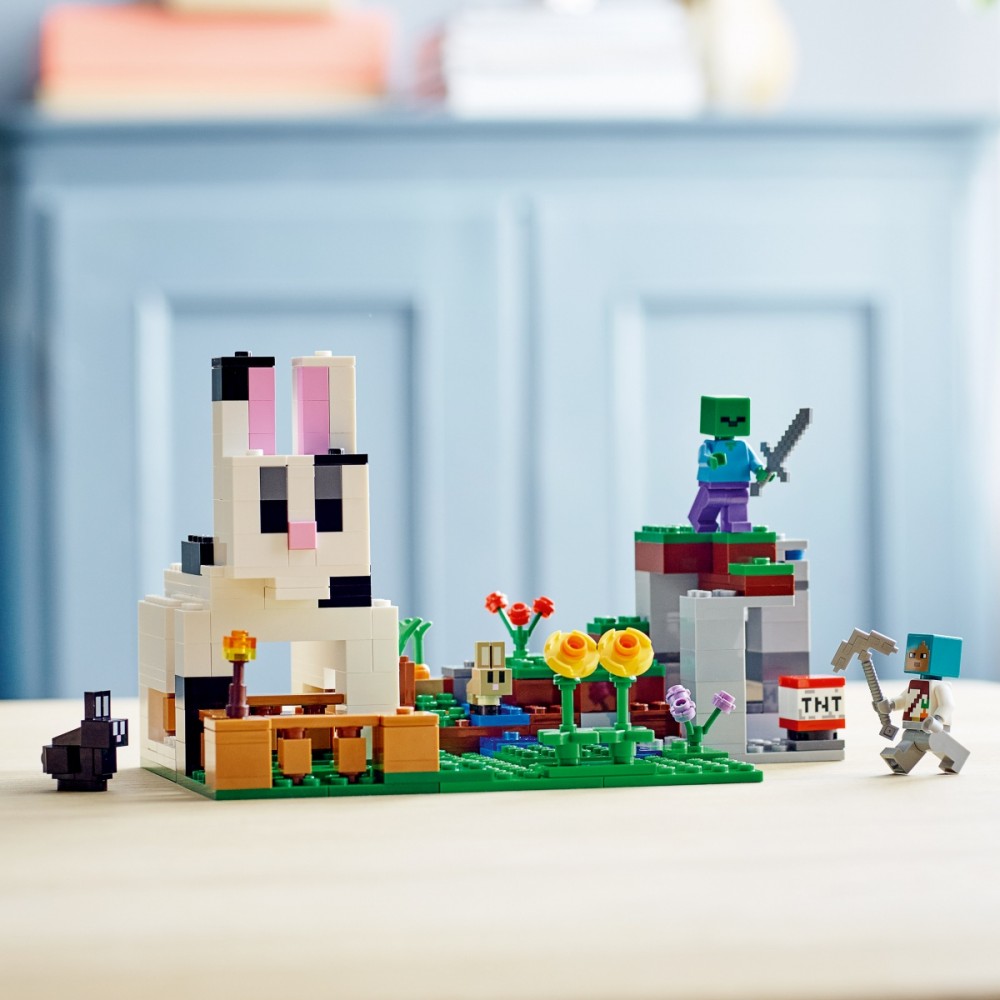 LEGO Minecraft 21181 The Rabbit Ranch LEGO konstruktors