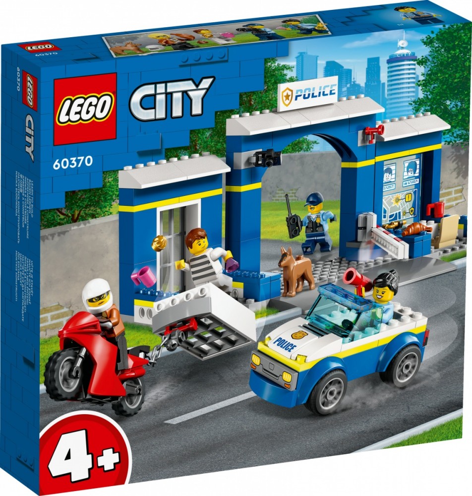 LEGO City 60370 Police Station Chase 60370 (5702017416304) konstruktors