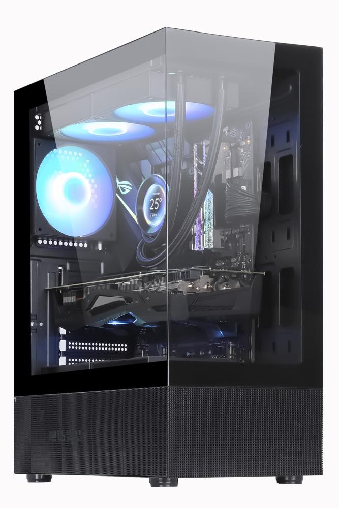 Case|GOLDEN TIGER|Raider DK-6|MidiTower|Case product features Transparent panel|Not included|ATX|Colour Black|RAIDERDK6 Datora korpuss