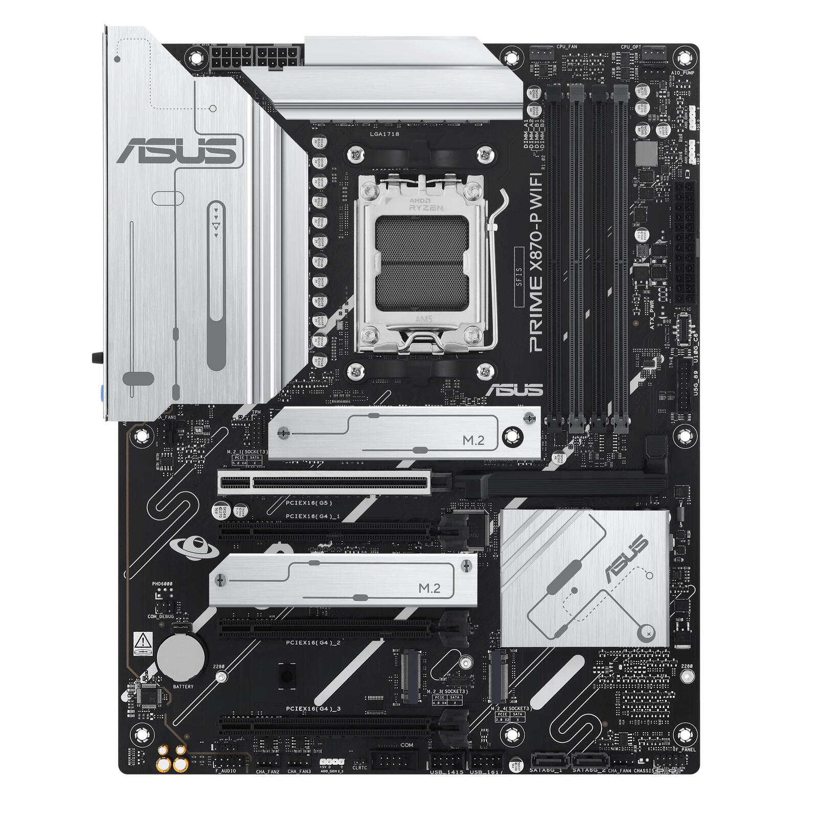 ASUS Prime X870-P WIFI AMD X870 Socket AM5 ATX pamatplate, mātesplate