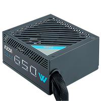 Azza PSAZ 650W power supply unit 20+4 pin ATX ATX Black 4712839557247 Barošanas bloks, PSU