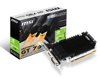 VGA PCIE16 GT710 2GB GDDR3/GT 710 2GD3H LP MSI video karte