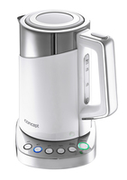 Concept RK3170 electric kettle 1.7 L 2200 W Stainless steel, White Elektriskā Tējkanna