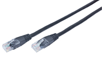 GEMBIRD CAT5e UTP Patch cord black 10m tīkla kabelis