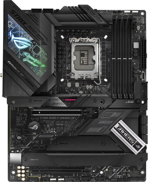 ASUS ROG-STRIX-Z690-F-GAMING-WIFI Intel Z690 LGA 1700 ATX pamatplate, mātesplate