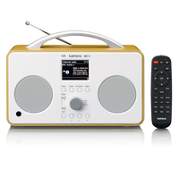 Lenco PIR-645 white radio, radiopulksteņi