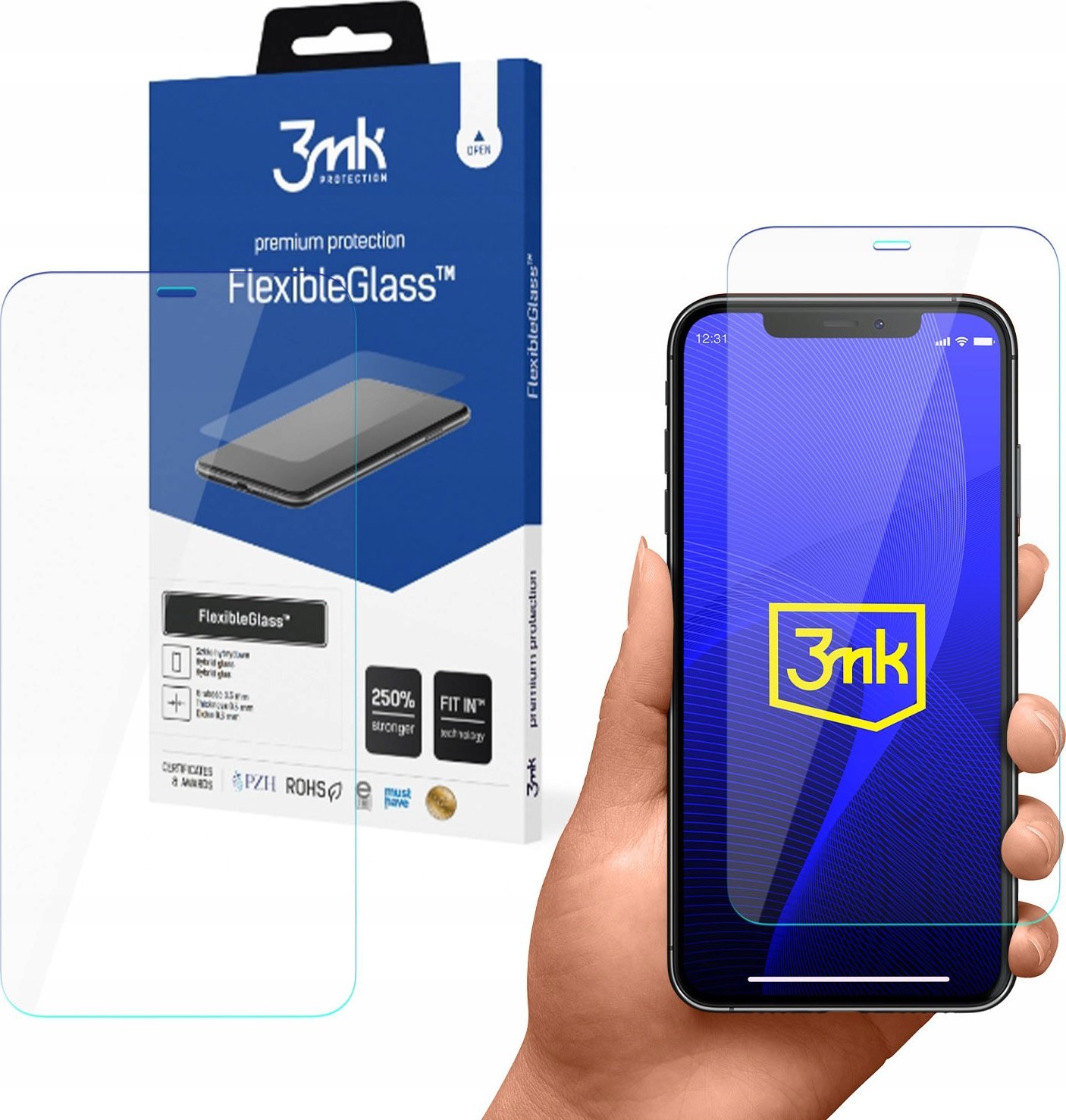 Honor X8a - 3mk FlexibleGlass aizsardzība ekrānam mobilajiem telefoniem