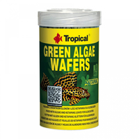 TROPICAL Green Algae Wafers - food for aquarium fish - 250 ml/113 g zivju barība