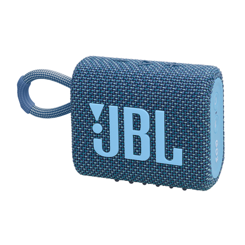 JBL GO 3 Eco, zila - Portativais bezvadu skalrunis mūzikas centrs